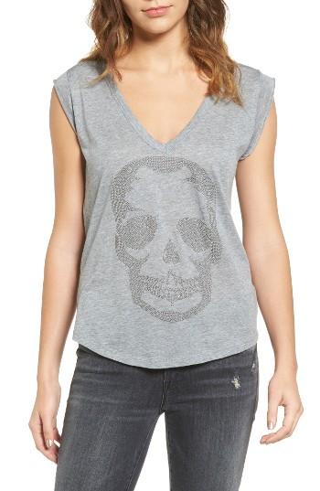 Women's Zadig & Voltaire Skull Tee - Grey