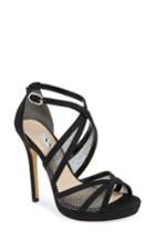 Women's Nina Fenna Strappy Platform Sandal .5 M - Black