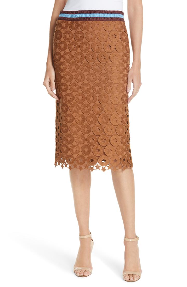 Women's N?21 Lace Skirt Us / 38 It - Brown