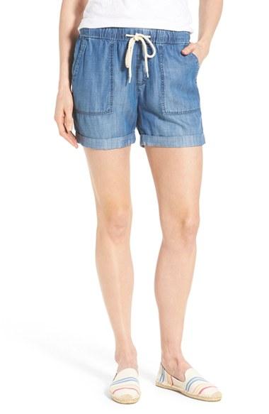 Women's Mavi Jeans 'laila' Soft Brushed Denim Shorts