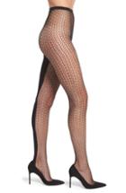 Women's Nordstrom Net & Solid Stripe Tights