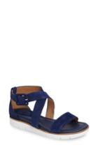 Women's Sofft Mira Ankle Strap Sandal M - Blue