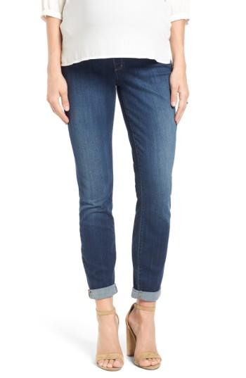 Women's Nydj 'anabelle' Stretch Boyfriend Maternity Jeans - Blue (big Sur) (online Only)
