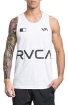 Men's Rvca Banner Graphic Tank - White