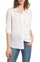 Women's Rails Charli Cotton Popover Shirt - White