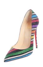 Women's Christian Louboutin So Kate Glitter Stripe Pump Us / 36eu - Pink