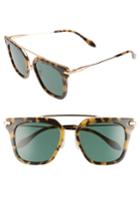 Women's Sonix Parker 50mm Sunglasses - Caramel Tortoise/ Green Solid