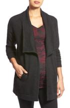 Women's Tart Maternity 'bain' Open Front Maternity Cardigan - Black