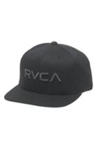 Men's Rvca Twill Snapback Baseball Cap - Black