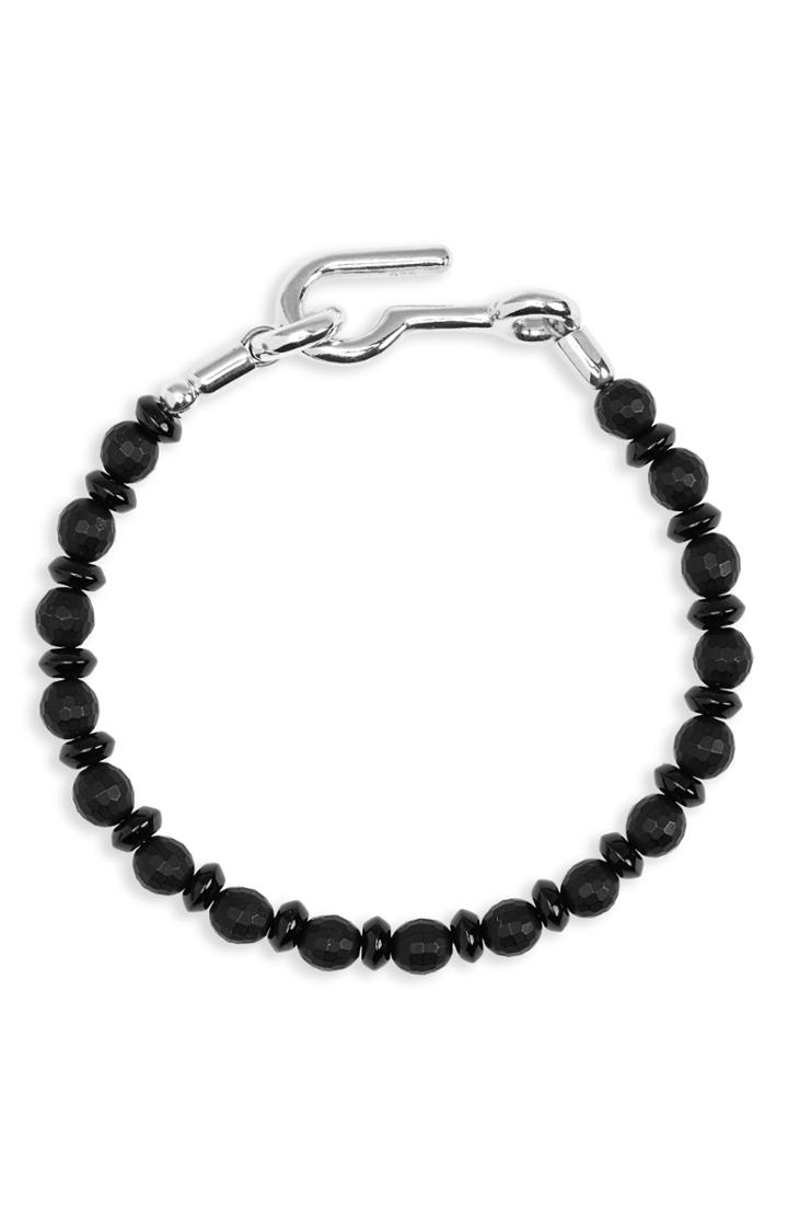 Men's Caputo & Co. Guiding Light Onyx Bead Bracelet