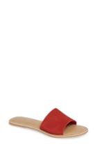 Women's Coconuts By Matisse Cabana Slide Sandal M - Red