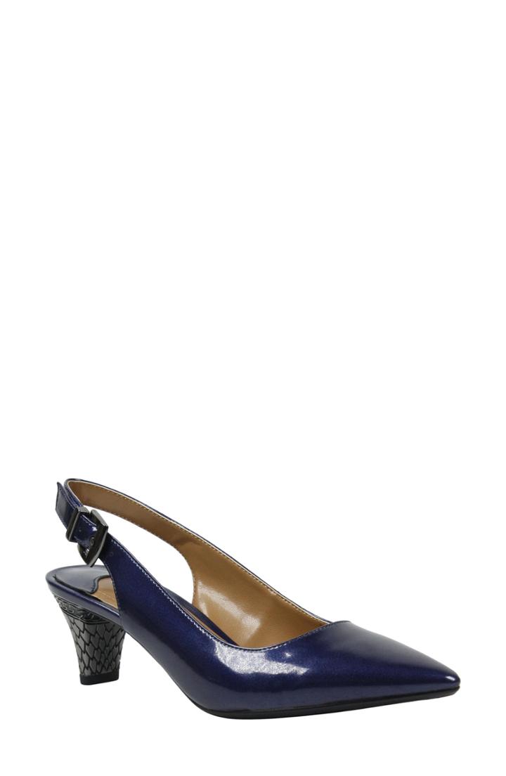 Women's J. Renee Mayetta Slingback Pump .5 B - Blue