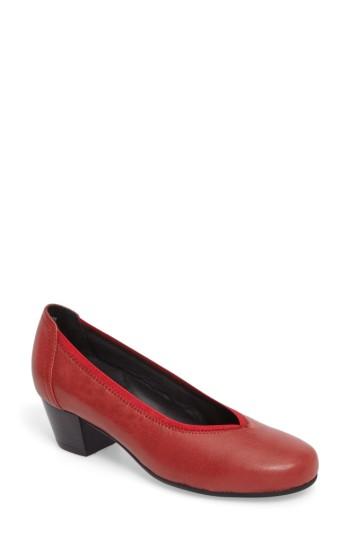 Women's David Tate Madera Pump N - Red