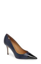 Women's Tory Burch Penelope Cap Toe Pump M - Blue
