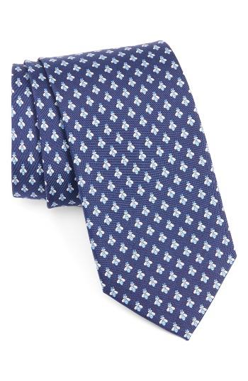 Men's Salvatore Ferragamo Bee Print Silk Tie