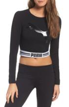 Women's Puma Cat Crop Tee