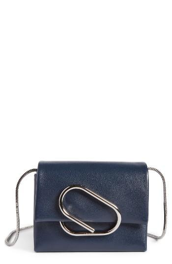 3.1 Phillip Lim Micro Alix Leather Crossbody Bag - Blue