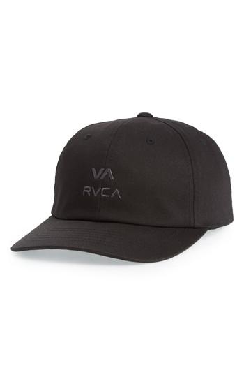 Men's Rvca Santiago Embroidered Ball Cap - Black
