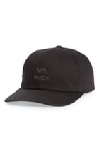 Men's Rvca Santiago Embroidered Ball Cap - Black