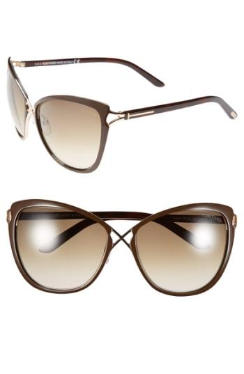 Women's Tom Ford 'celia' 59mm Cat Eye Sunglasses -