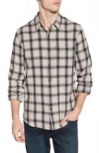 Men's Ag Colton Slim Fit Plaid Sport Shirt - Beige