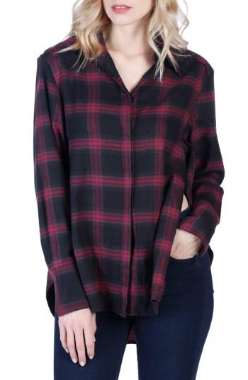 Women's Paige Clemence Plaid Shirt - Black