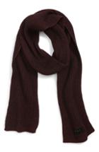 Men's John Varvatos Star Usa Plated Thermal Knit Merino Wool Scarf, Size - Red