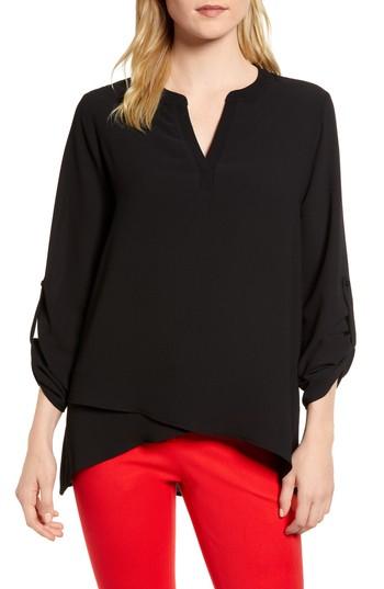 Women's Gibson X Living In Yellow Erin Crossover Tunic - Black