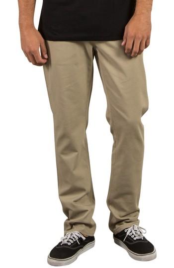 Men's Volcom Vsm Gritter Slim Chinos - Beige