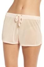 Women's Honeydew Intimates Sheer Jersey Lounge Shorts - Ivory