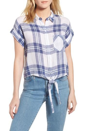Women's Rails Amelie Tie Front Shirt - White