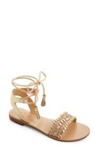 Women's Jack Rogers Tate Raffia Sandal M - Brown