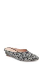 Women's Avec Les Filles Bella Pointy Toe Mule .5 M - Blue