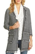 Women's Cece Frayed Tweed Jacket