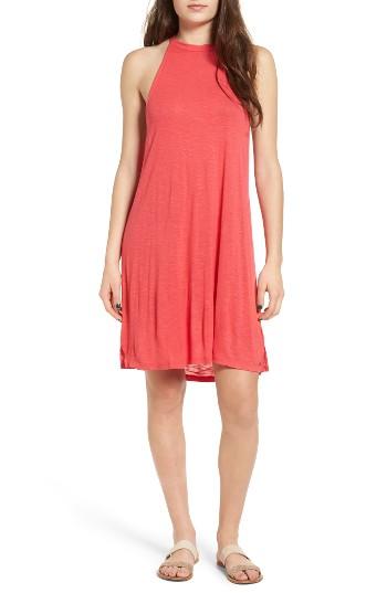 Women's Roxy Summer Breaking Swing Dress - Red