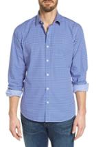 Men's Bonobos Premium Slim Fit Print Sport Shirt, Size R - Blue