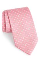 Men's Salvatore Ferragamo Felix Print Silk Tie, Size - Pink