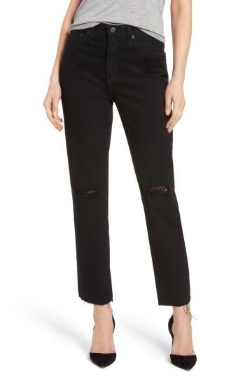 Women's Ag Phoebe High Rise Straight Leg Jeans - Blue