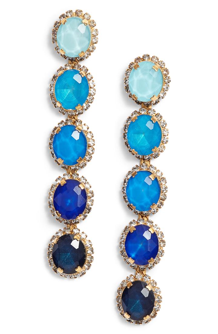 Women's Elizabeth Cole Von Ombre Linear Earrings