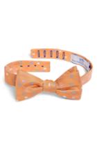 Men's Southern Tide Rainbow Skipjack Silk Bow Tie, Size - Orange