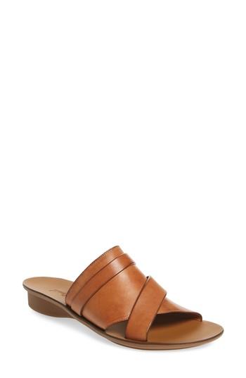 Women's Paul Green 'bayside' Leather Sandal .5us / 5uk - Brown