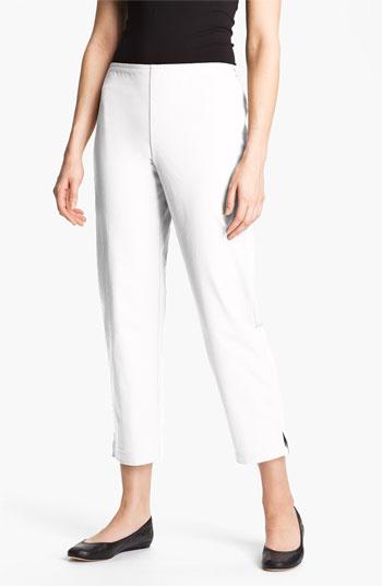 Women's Eileen Fisher Organic Stretch Cotton Twill Ankle Pants