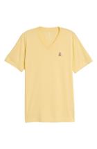 Men's Psycho Bunny V-neck T-shirt (m) - Yellow