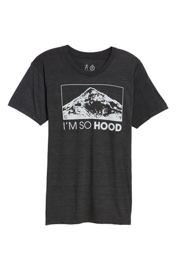 Men's Casual Industrees I'm So Hood T-shirt, Size - Black