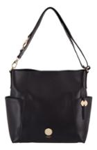 Lodis Rodeo Under Lock & Key - Jessie Rfid Leather Bucket Bag - Black