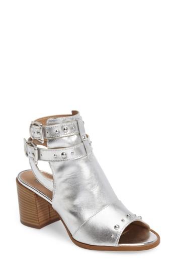 Women's Topshop National Studded Sandal .5us / 37eu - Metallic