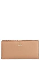 Women's Kate Spade New York Large Jackson Street - Stacy Leather Wallet - Brown