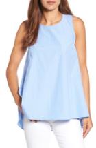 Women's Pleione Bow Back Poplin Swing Top - Blue