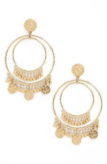 Women's Kate Spade New York Flip A Coin Statement Earrings