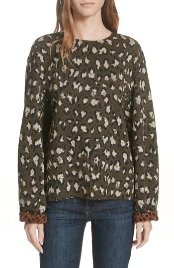 Women's Dvf Jacquard Top - Black